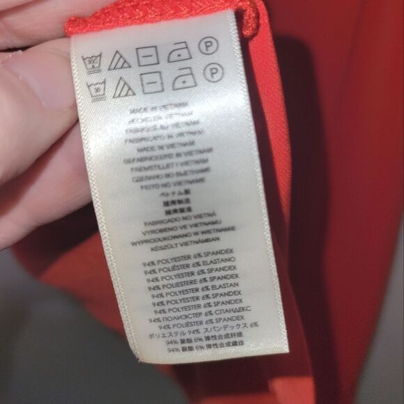 Michael Kors Studded Long Sleeve Red Dress 1X - Picture 5 of 9